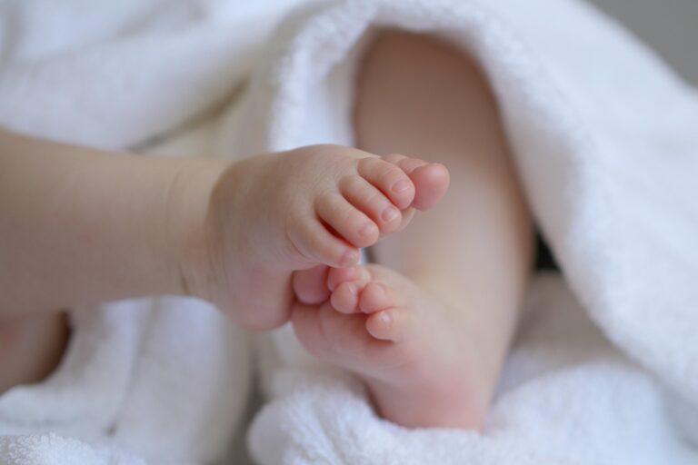 a sleeping baby